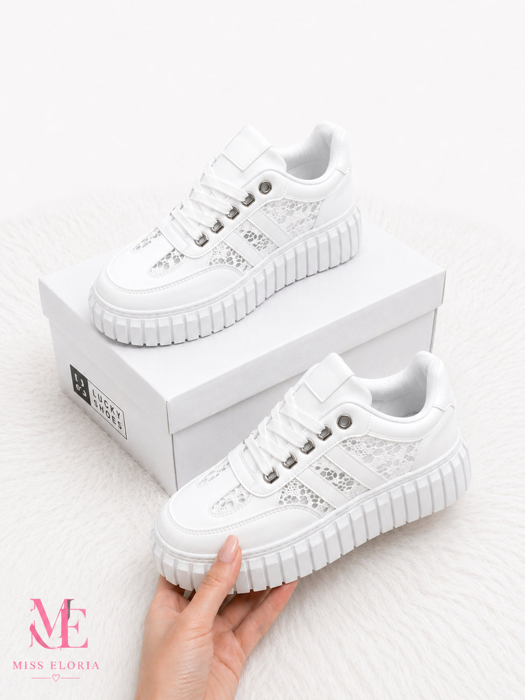 "ARIANNA" MISS ELORIA | Sneaker | weiß