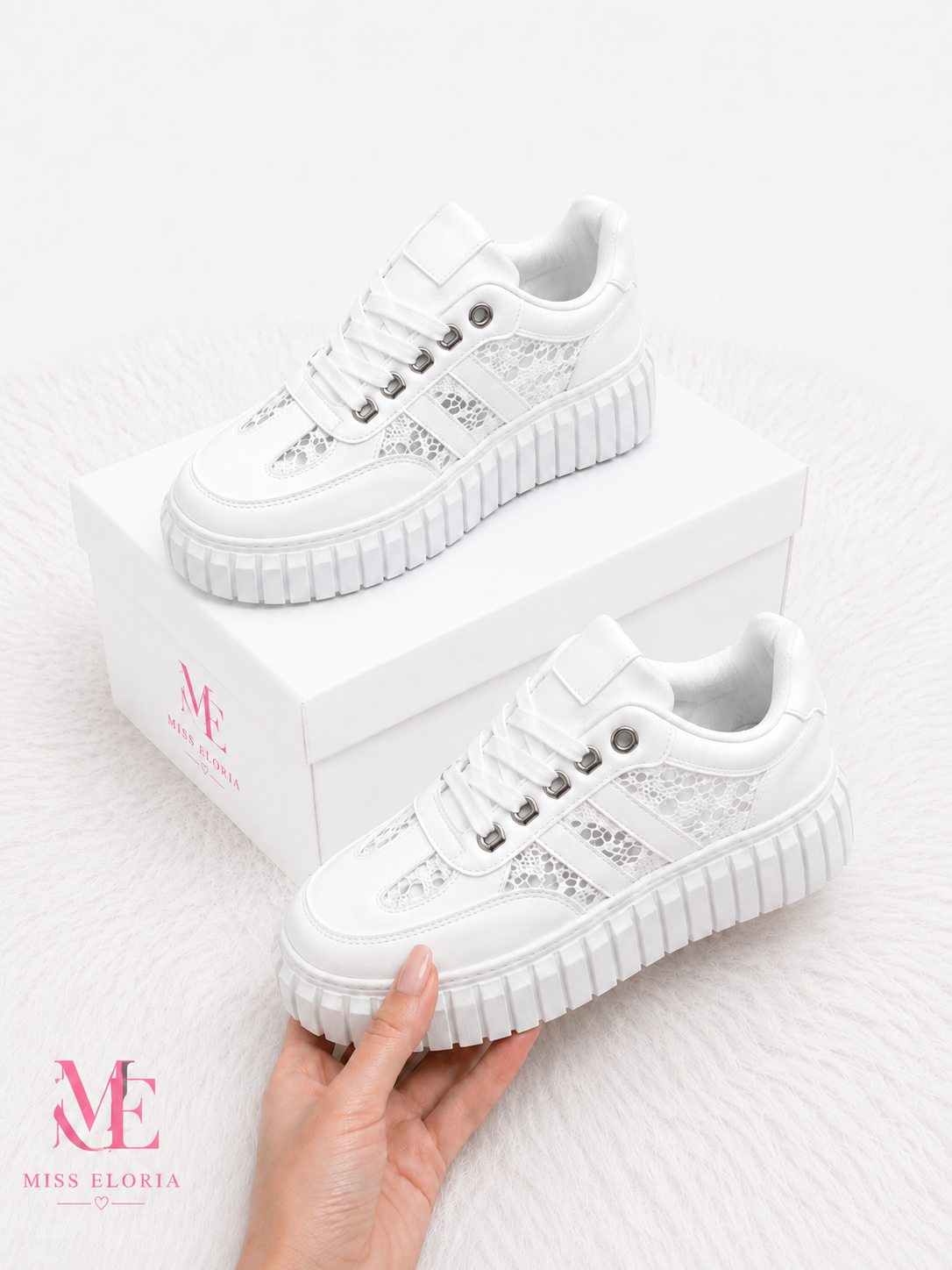 "ARIANNA" MISS ELORIA | Sneaker | weiß