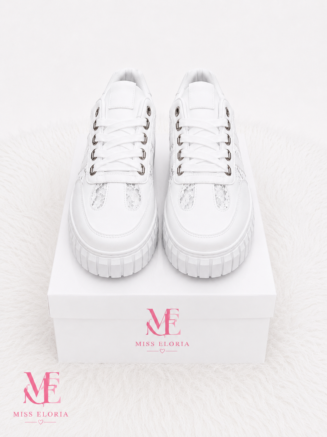 "ARIANNA" MISS ELORIA | Sneaker | weiß