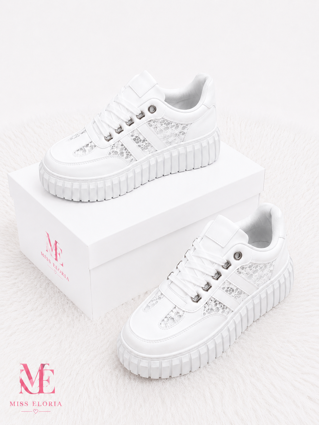 "ARIANNA" MISS ELORIA | Sneaker | weiß