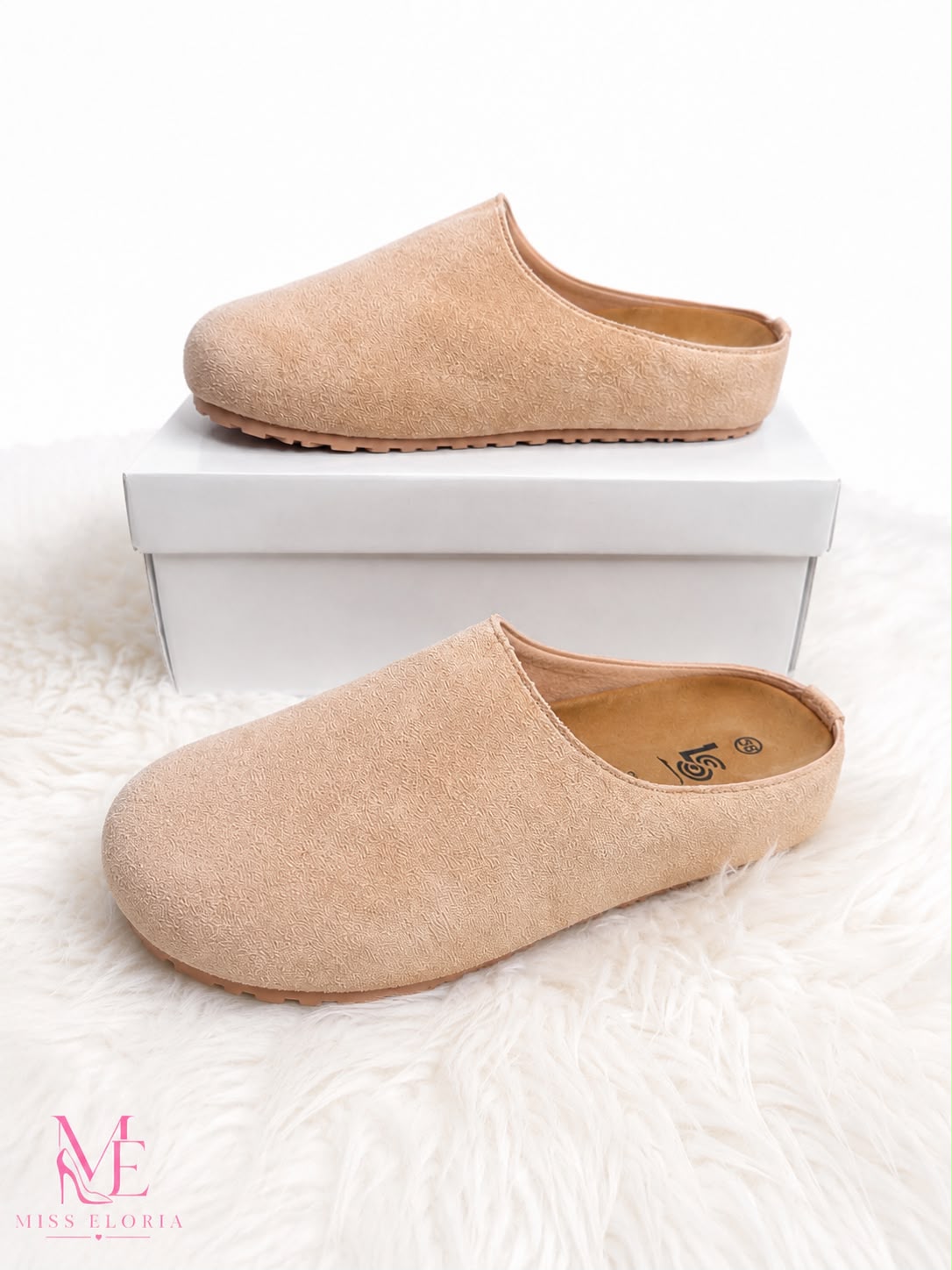 "LORY" MISS ELORIA | Slipper | Nude