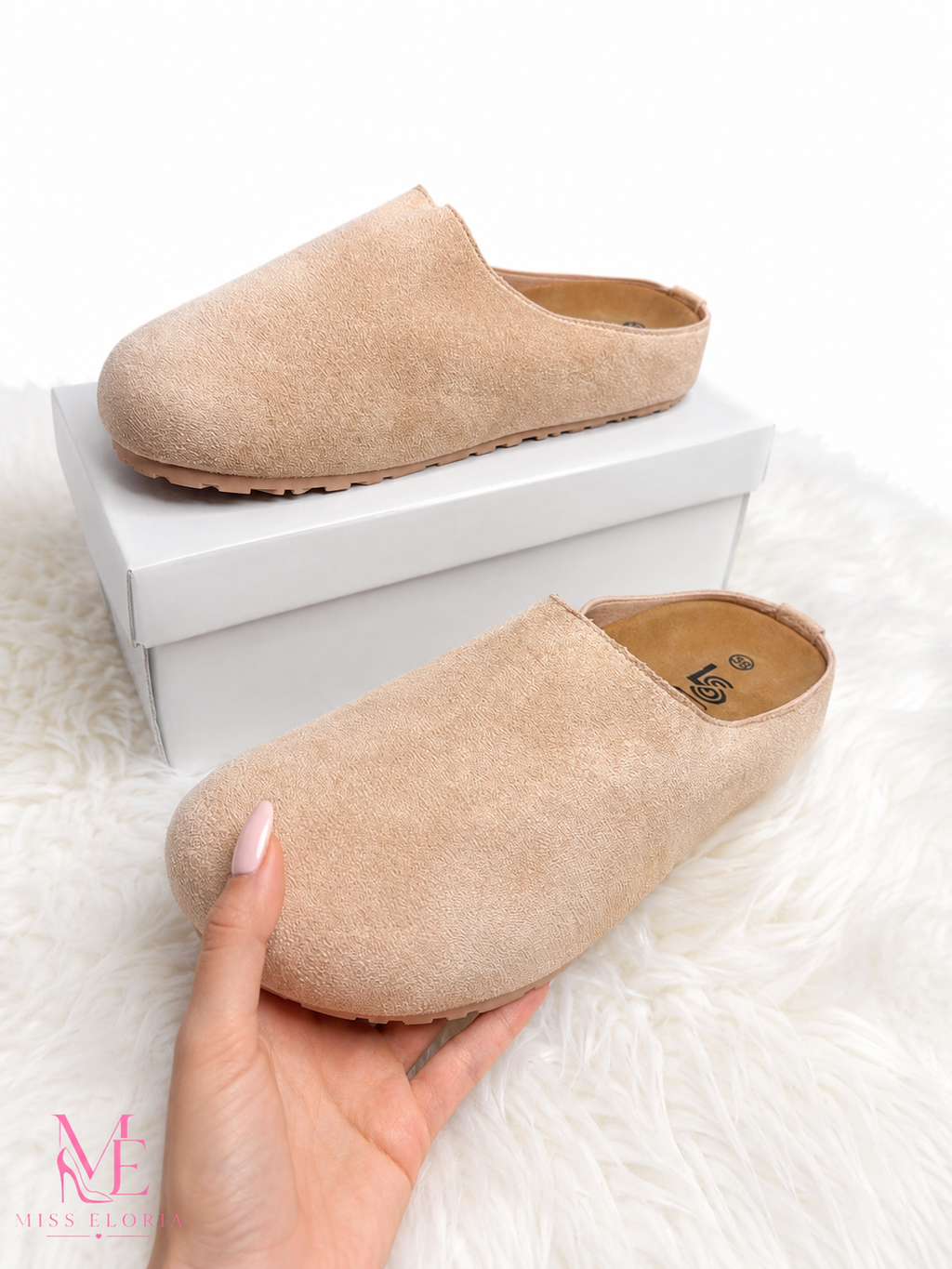 "LORY" MISS ELORIA | Slipper | Nude