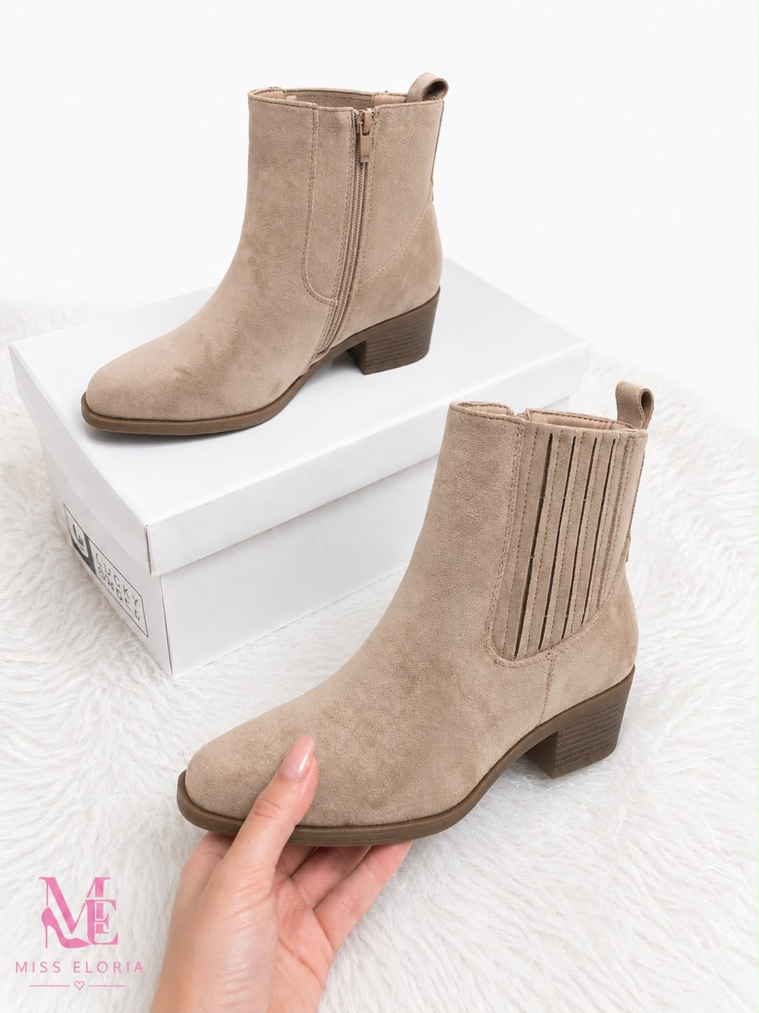 "LOULOU" MISS ELORIA | Plateau-Stiefelette | Braun