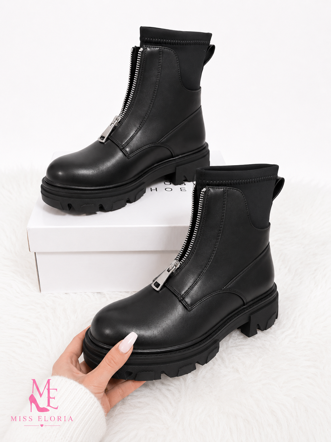 "ELORIA" MISS ELORIA | Plateau-Stiefelette | schwarz