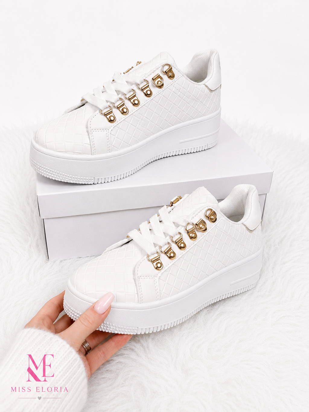 "KAYLA" MISS ELORIA | Sneaker | weiß